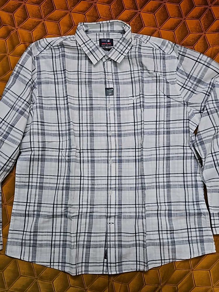 Classic Black N White Checked Shirt