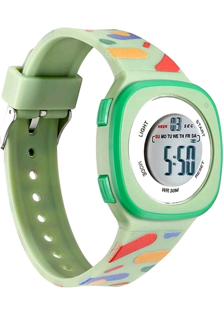 Curio Kids Digital Watch Green strap
