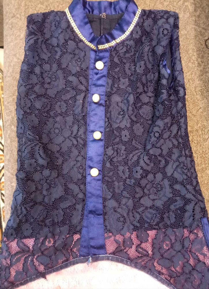 Lace Detail Kurta