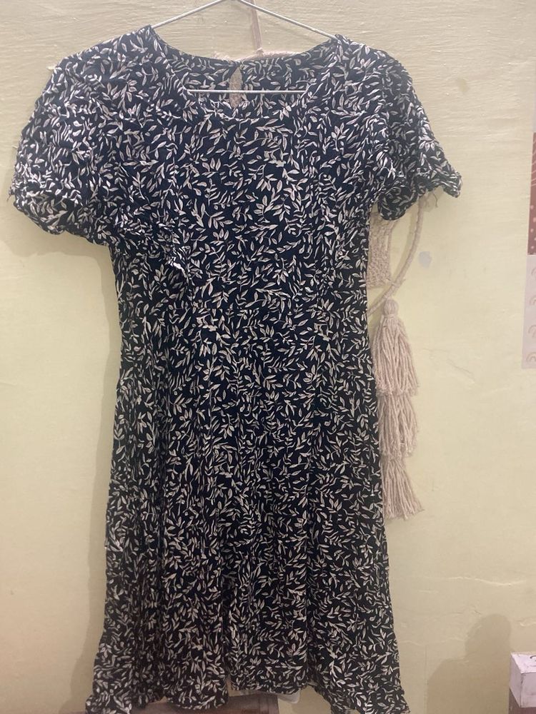 Floral Print Mini Dress