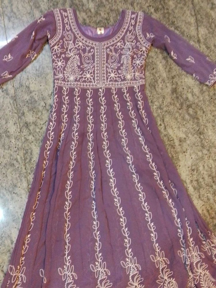 Embroidered Maxi Dress