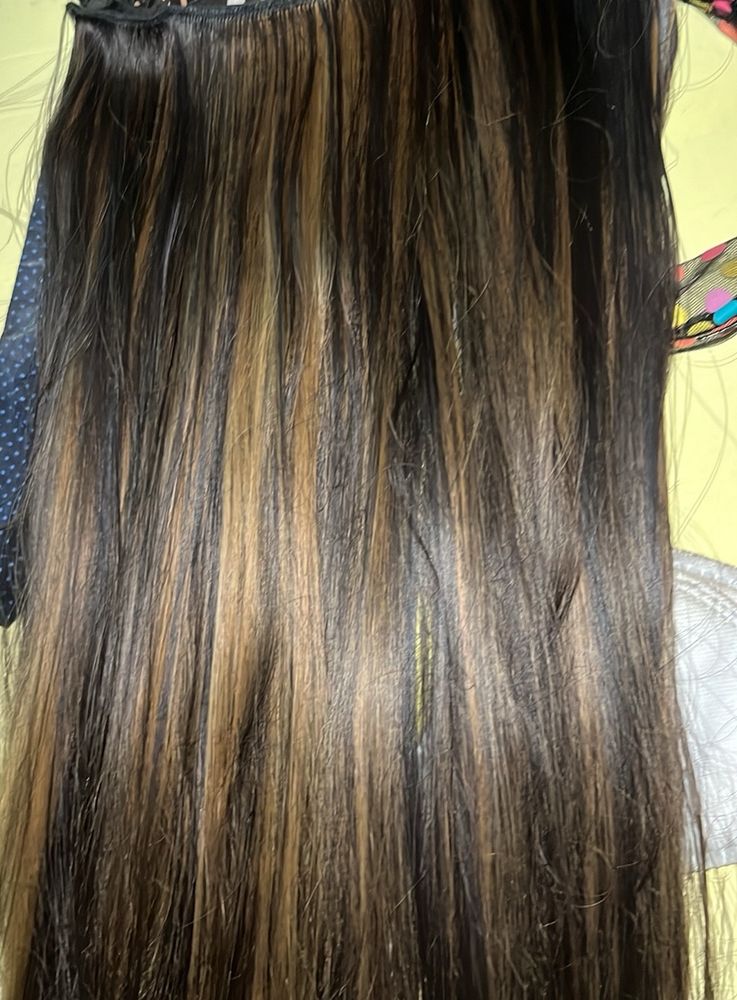 new clip on hair extensions with highlights
