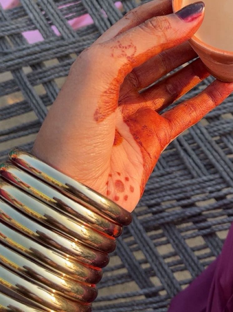 Golden Bangle Set of 8