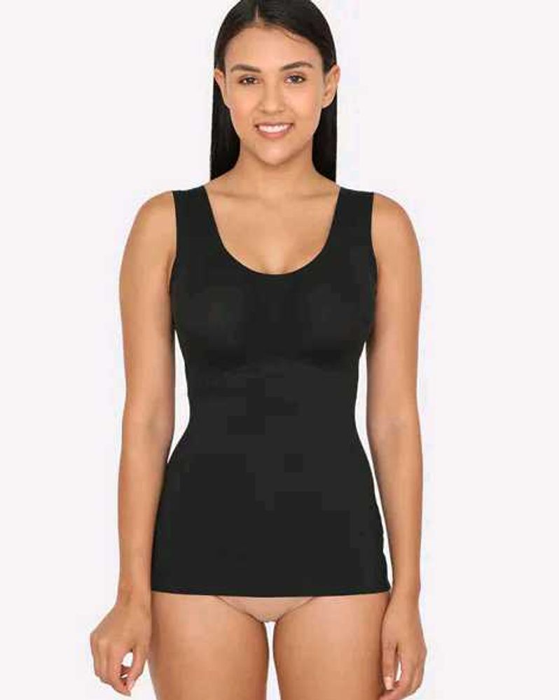 Women Vest Seamless Solid Color Chest Pads