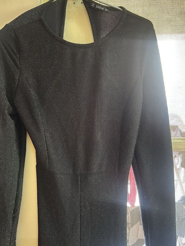 Black Stretchable Bodycom Dress