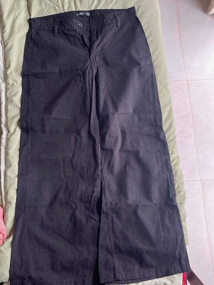 Wide Leg Black Pants