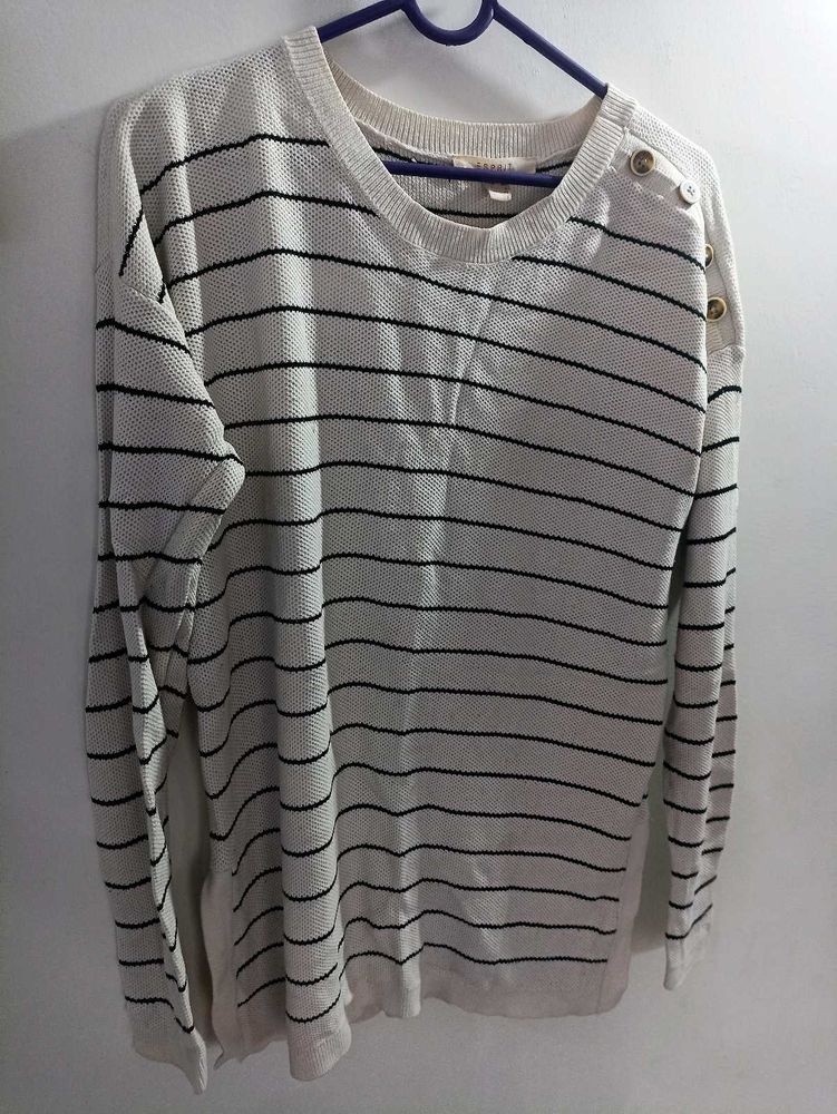 Striped Knit Sweater