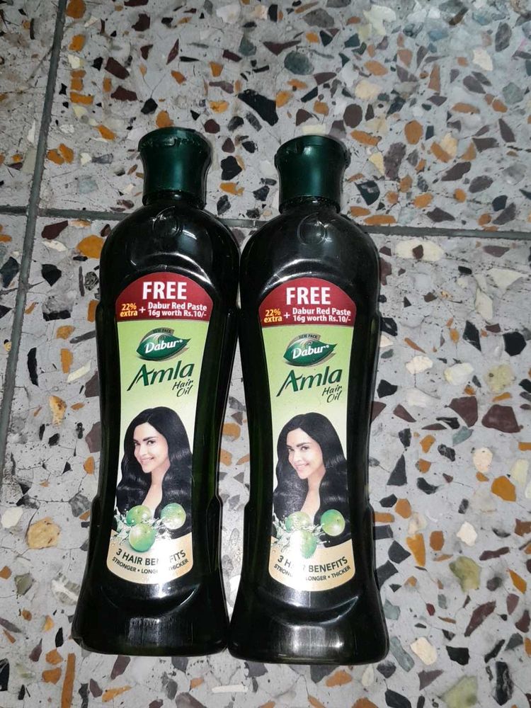 Dabur Amla Hair Oil (2 bottles)