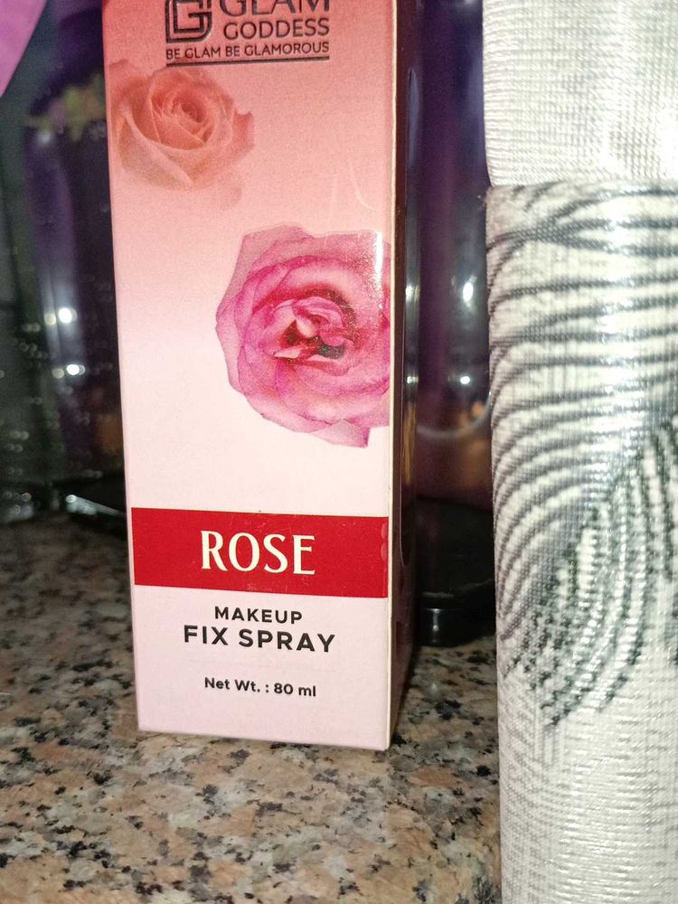 Glam Goddess Rose Makeup Fix Spray
