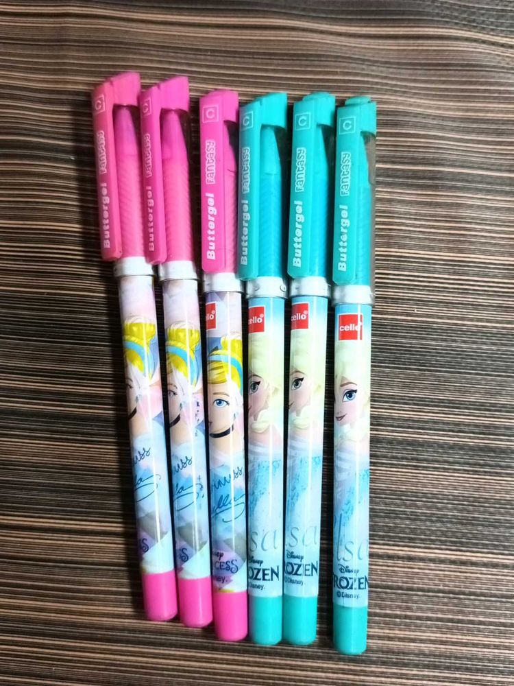 Buttergel Fantasy Pens (Pack Of 6)