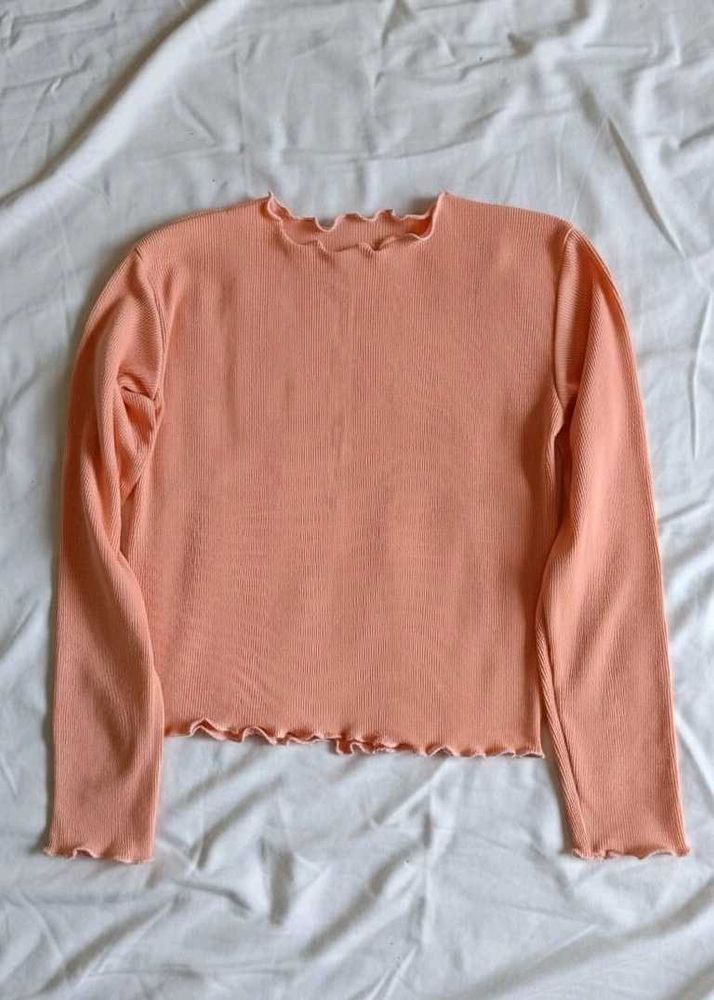 🍑Korean Peach Long Sleeve Top🍑