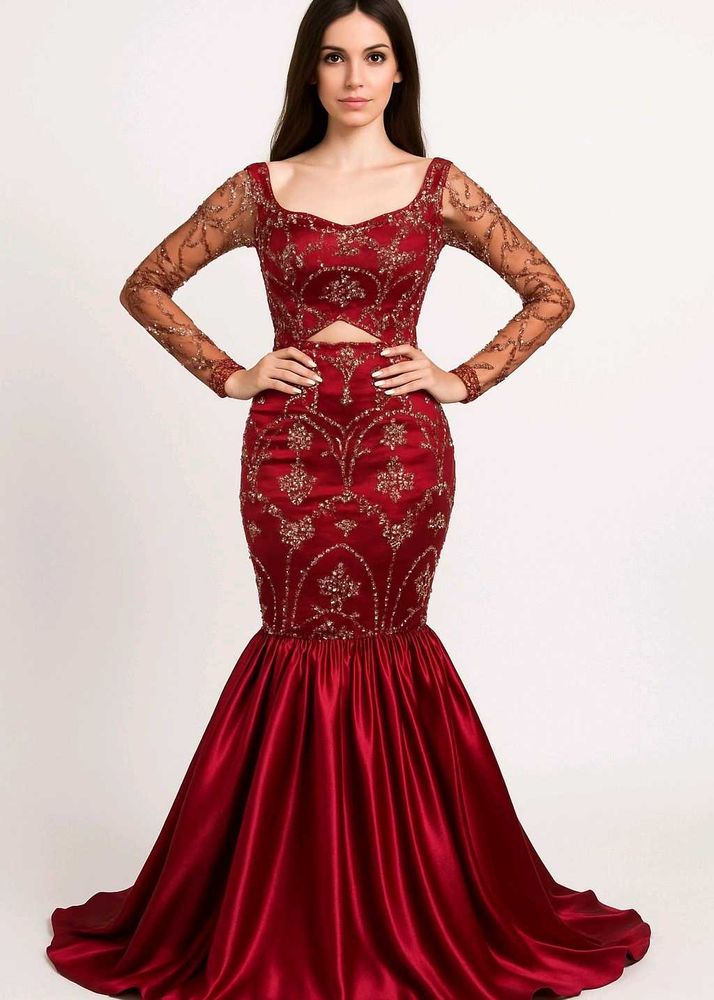 Fish Cut Lehnga With Dupatta And Blouse