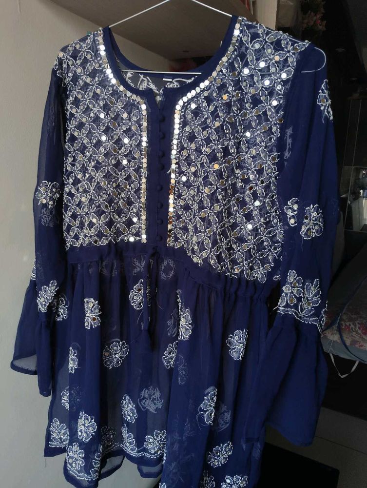 Mirror Work Kurta with inner