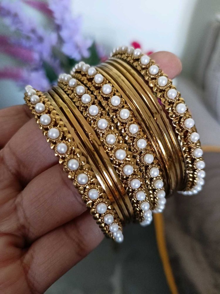 New Gold Finish Bangles