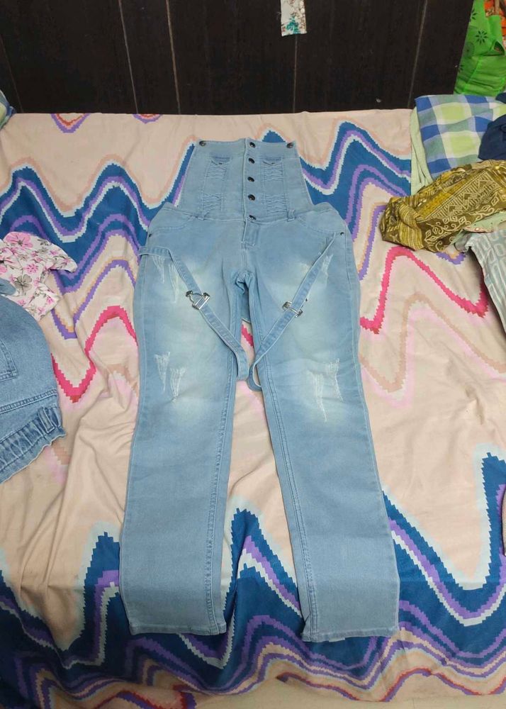 Denim Overalls