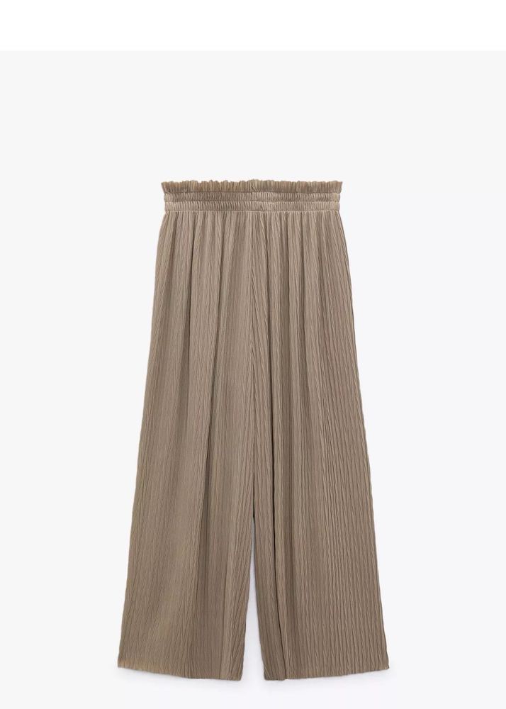 Zara Pleated Wide-Leg Pants