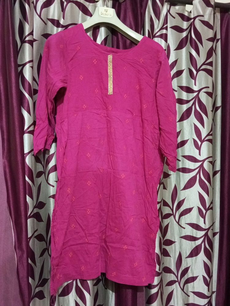 Pink Kurta Salwar Set Xxl
