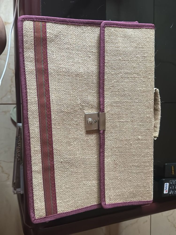 Jute Laptop Bag