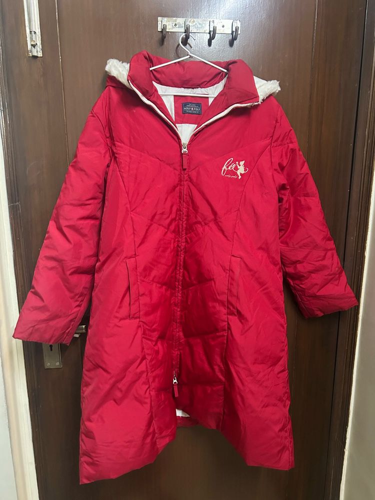 Roly poly Red Down &amp; Parka Coat