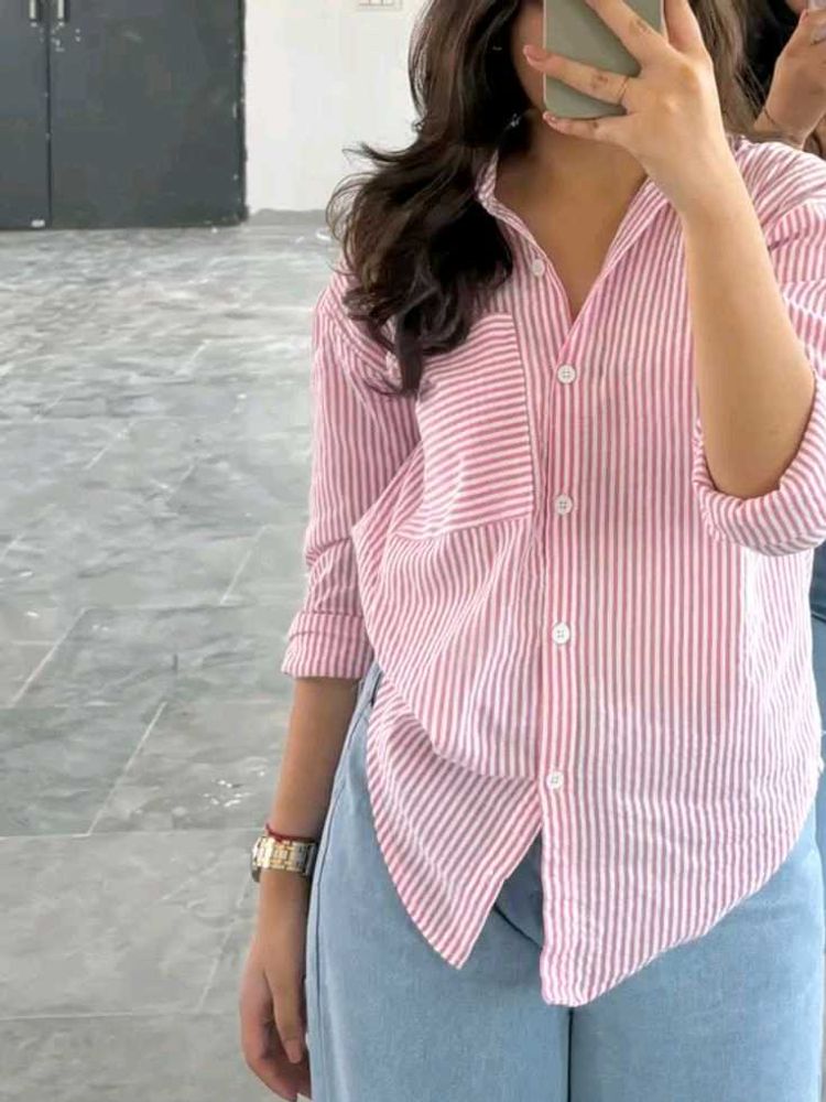 Striped Pink Shirt