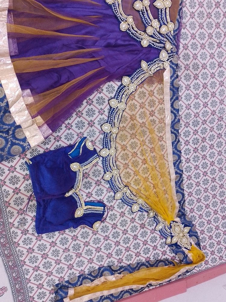 Women Partywear Lehnga Saree