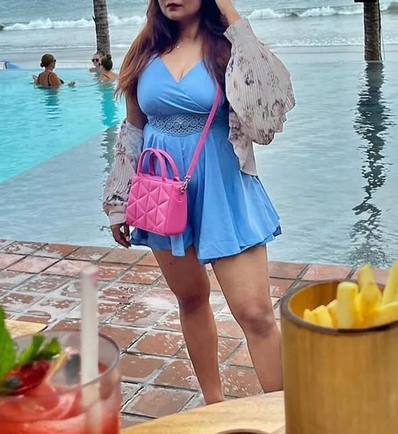 Vacation Wear Blue Playsuit