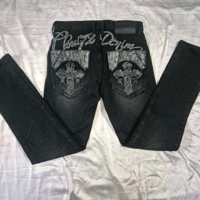 Low Waist Goth / Vintage /Y2K Denim Jeans