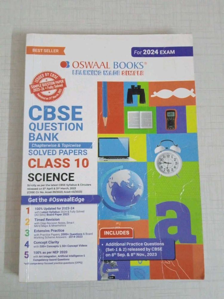 Oswaal CBSE Class 10 Science Question Bank