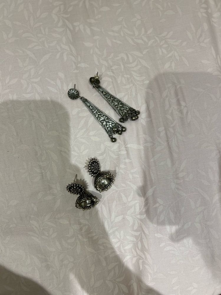 Oxidised Earrings
