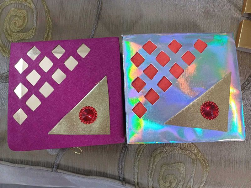 Set Of Two Beautiful Box Square Shaped