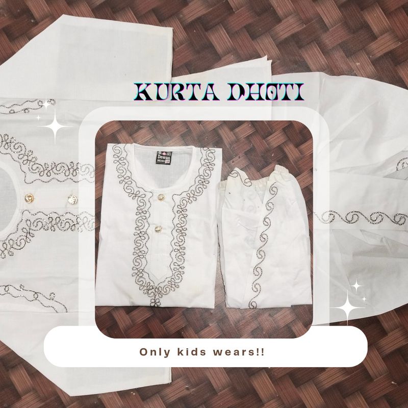 Little Elegance: Kids&#39; Kurta Dhoti Collection