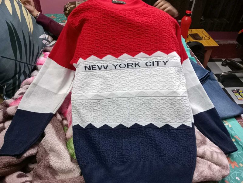 NYC Colorblock Sweater