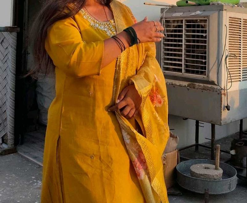Yellow Kurta Set