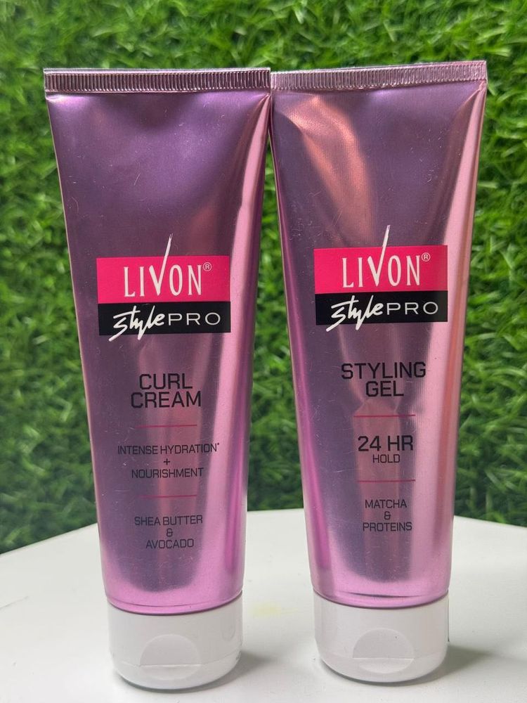 Livon Styling Gel &amp; Curl Cream