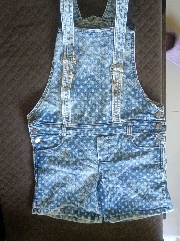 Denim Overalls Short dungree