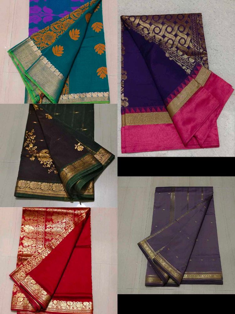 Set Of 5 Saree For Tarannum Mazhar