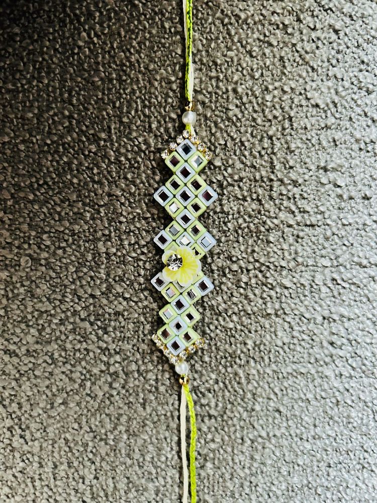 Handmade Mirror Work Rakhi