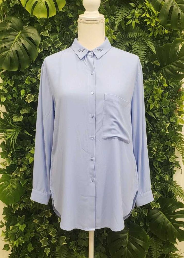 Cute Light Blue Shirt(get 1free