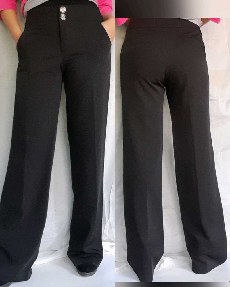 Formal High Waist Black Pant