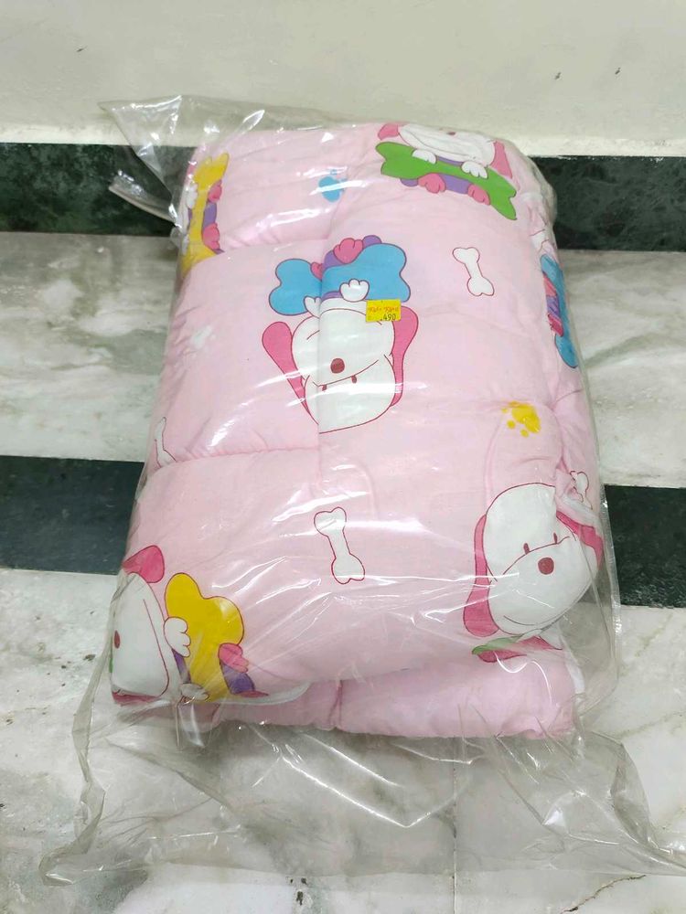 Cute Pink Dog Print Bedding Set