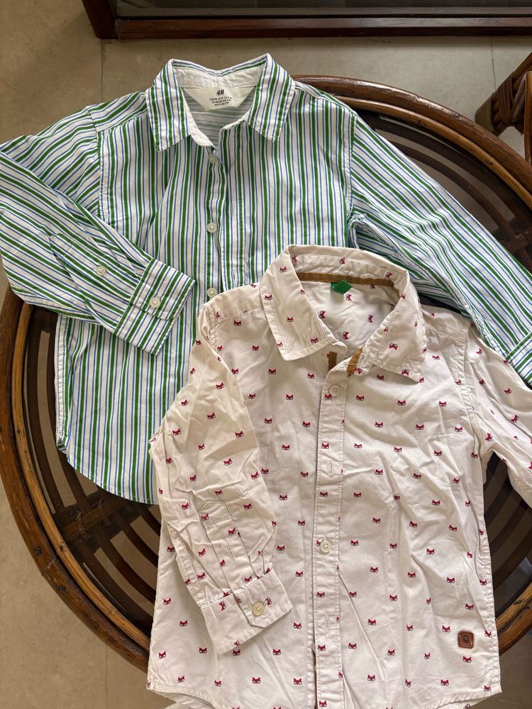 Boys Button Up Shirts - Size 2-4…