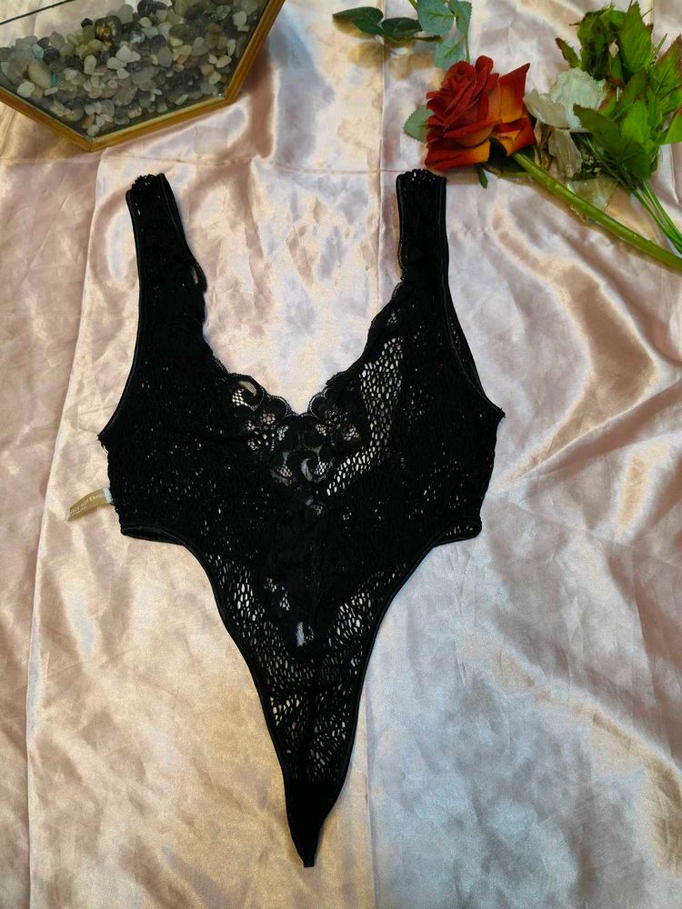 Black Lace Bodysuit
