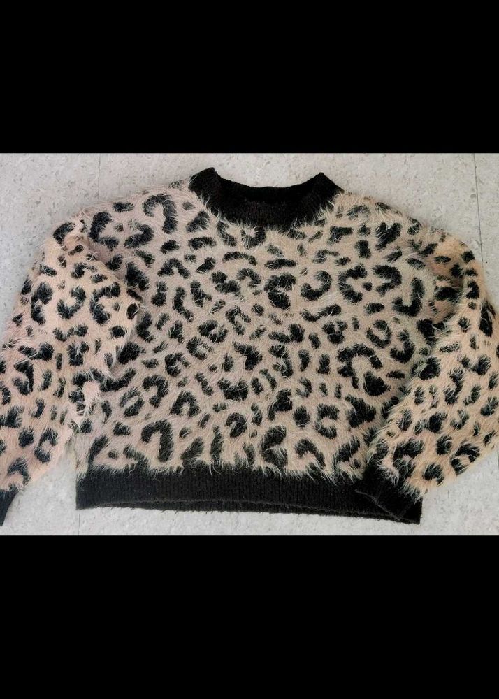 Leopard Print Sweater