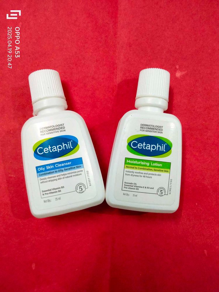 Cetaphil Cleanser and Lotion Travel Size