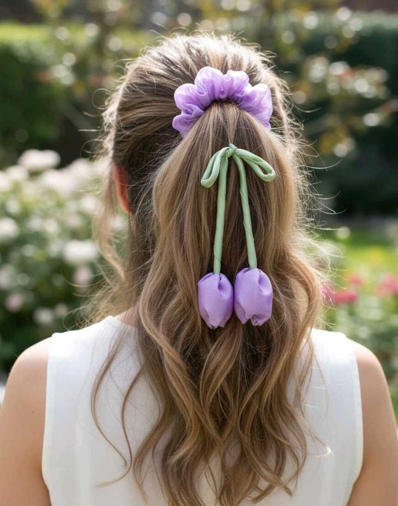 Tulip Scrunchie &amp; Bracelet (free)