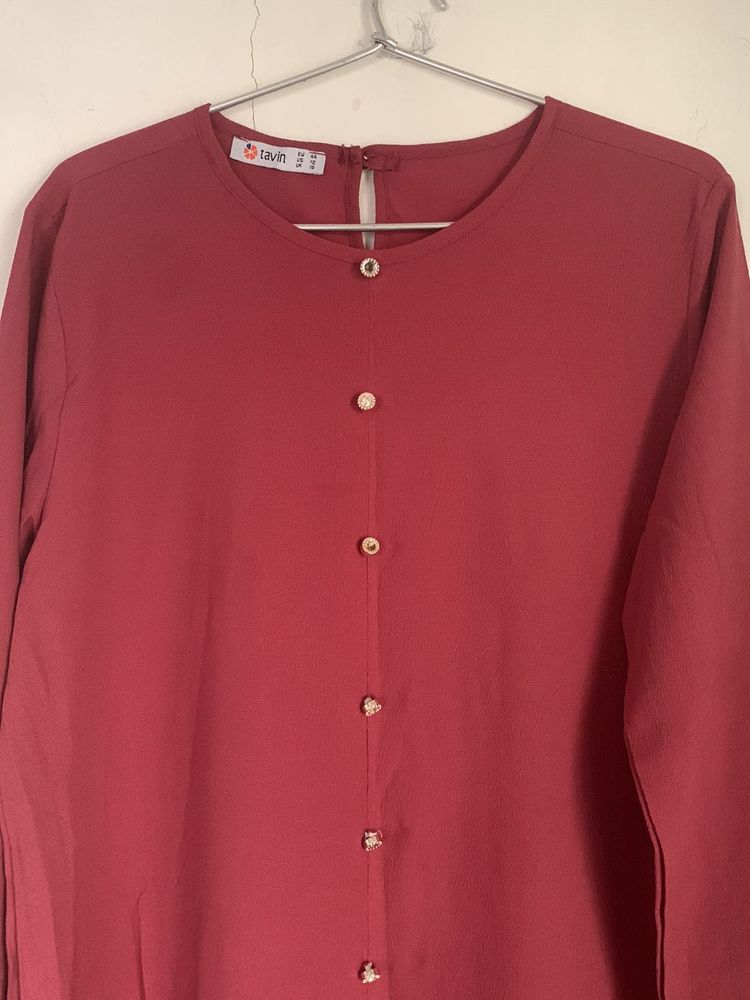 A Line Long Kurta Full Length Comfortable Daily We