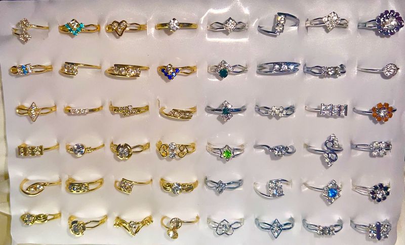 Each Ring For 10 Rs Only