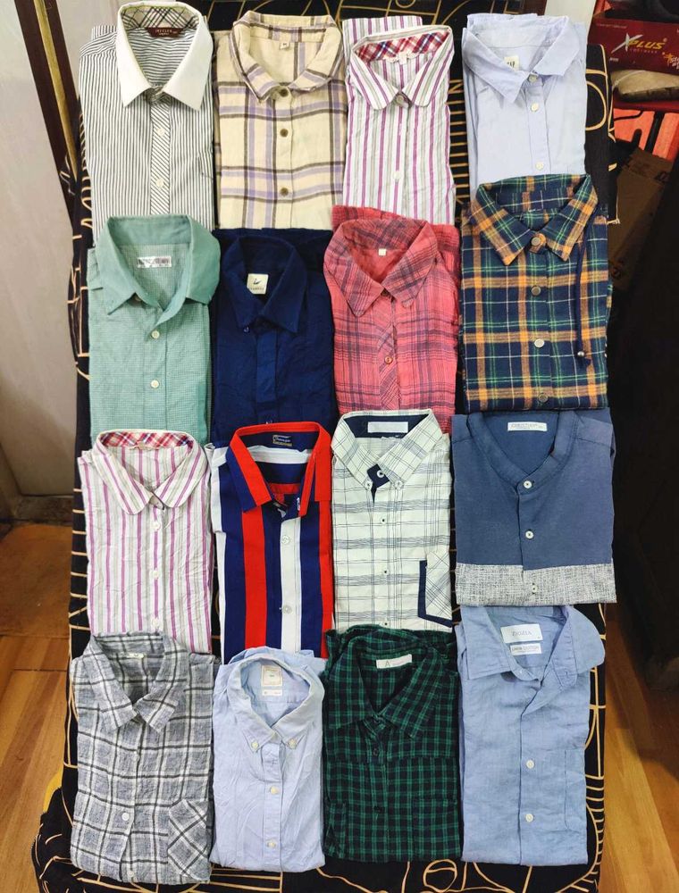 Urgent Sell Men 16 Branded Shirts Combo #3