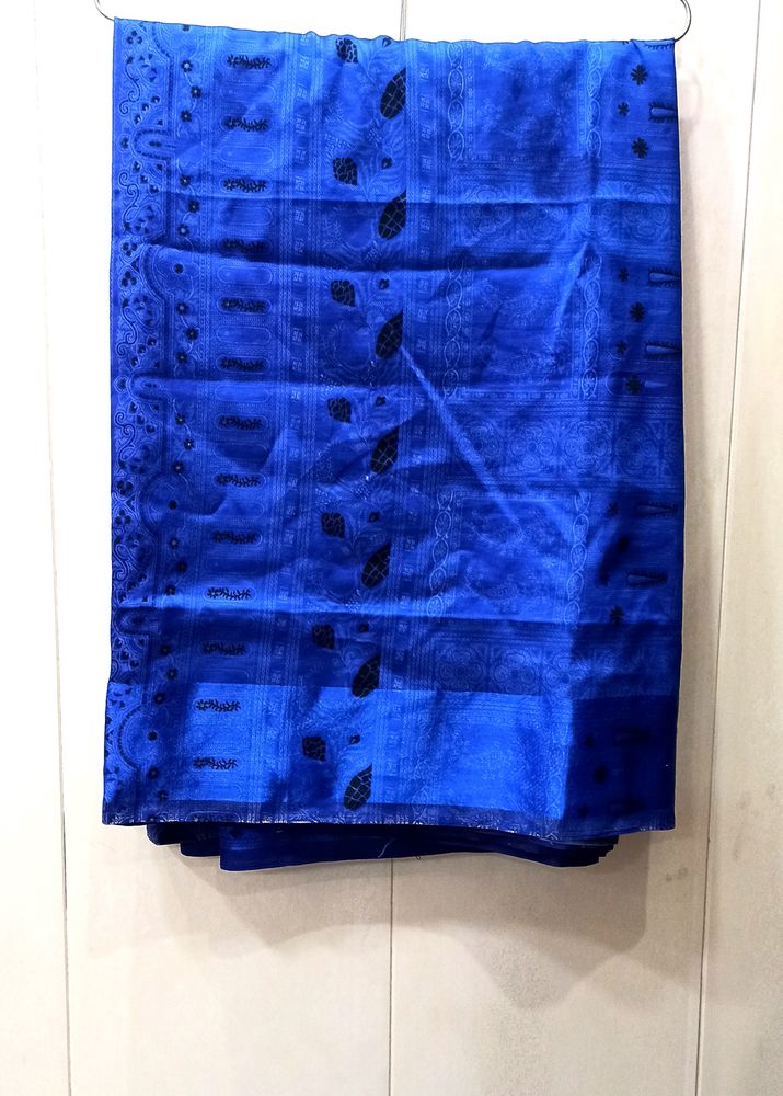 Royal Blue Silk Saree (Women)