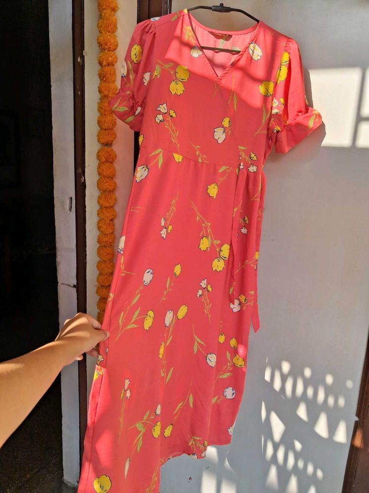 Floral Print Midi Dress